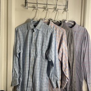 (Lot Of 4) Tommy Hilfiger, Chaps, Anthony Men’s Shirt Medium M 15 1/2 (32-33)